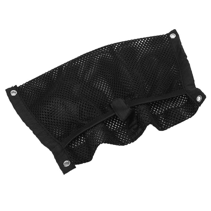 Nylon Mesh Opbergtas Uitrustingsaccessoires Fleshouder Pouch Organizer voor Kajak black