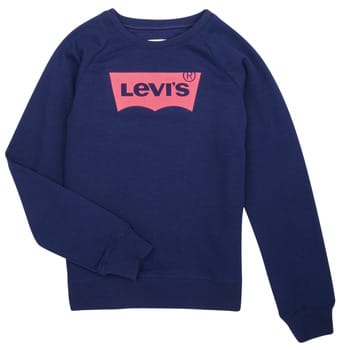 Levi´s ® Kids Ket Item Logo Sweatshirt Blauw 9 Months Meisje