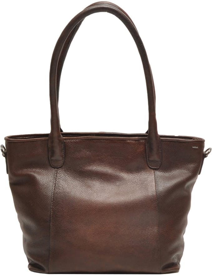 Berba | Lucca | Shopper | Schoudertas | Dames | Donkerbruin | Leer