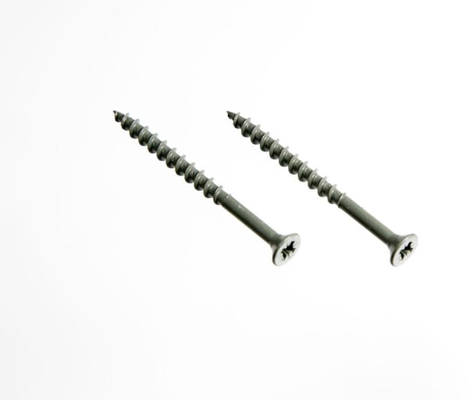 100x Terrasschroeven Groen Roestbestendig POZI 4.5 x 55mm