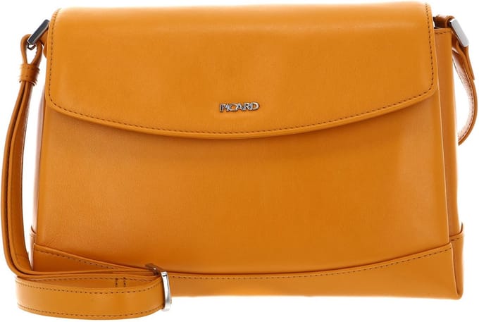 PICARD Leren Schoudertas Really Shoulder Bag Wintersun Oranje