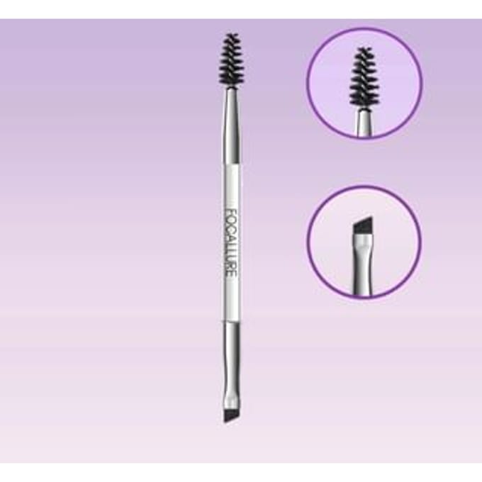 FOCALLURE - Duo Eyebrow Brush #Duo Eyebrow Brush - 1pcs