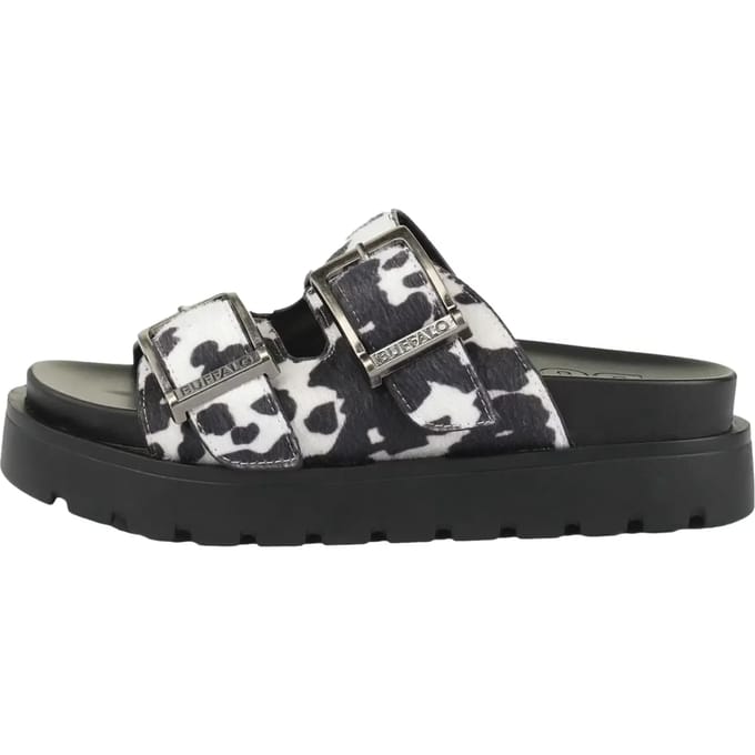 Buffalo Raya Ari Dames Zwarte Sandalen