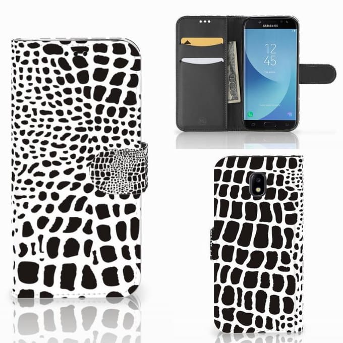 Samsung Galaxy A30 Telefoonhoesje met Pasjes Slangenprint