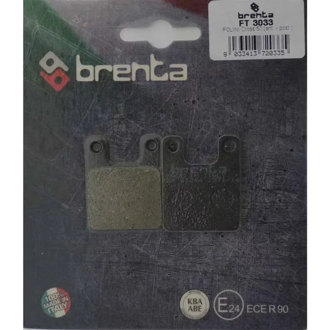 Organische motorfiets remblok Brenta