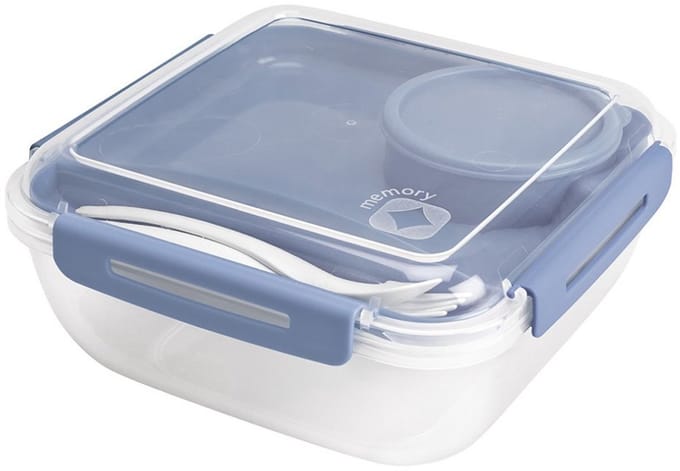 Rotho Salad To Go Lunchbox 1.7L Horizon Blauw
