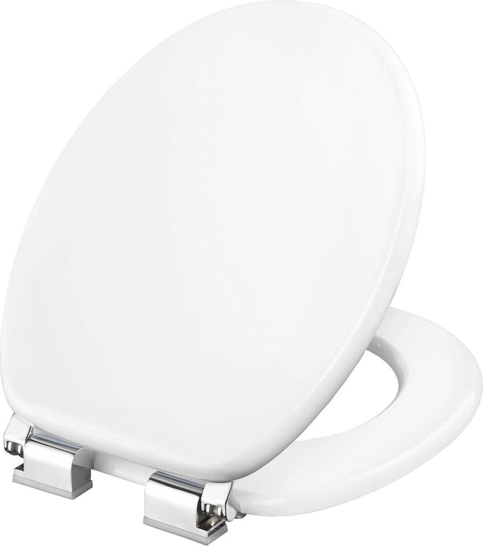 Toiletzitting Wit met Soft-Close Mechanisme - Comfortabel en Duurzaam