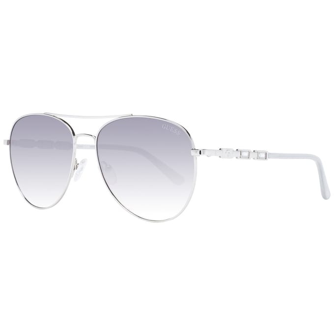 Guess GF6143/S 10B Zonnebril - Dames - Zilverkleurig