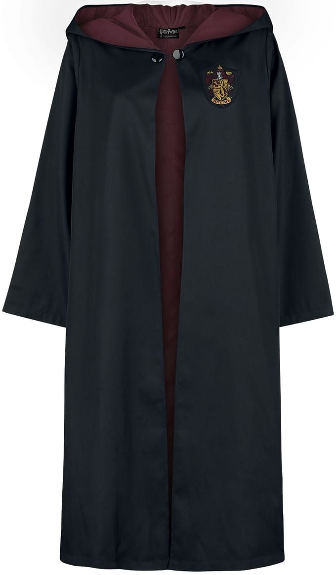 Harry Potter Cape - Gryffindor - S-M tot XXL-3XL - zwart