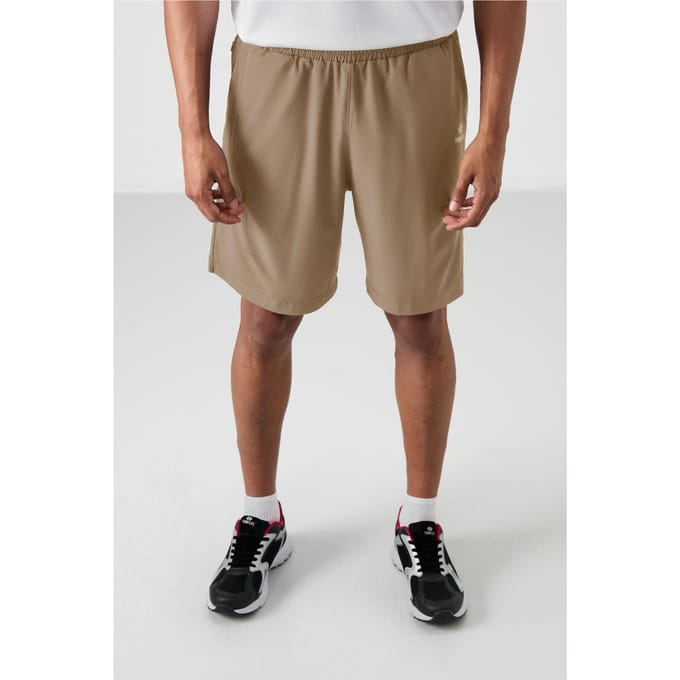 Heren Korte Gewoven Pull-on Shorts