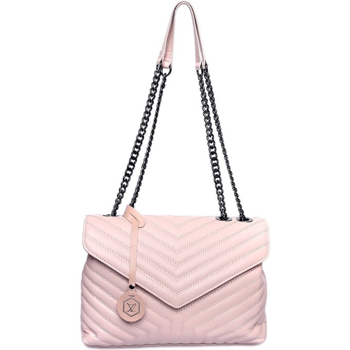 Luisa Vannini Rose Rundleer Tas