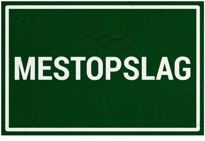 Mestopslag bord | Sign Again materiaal | 30 x 20 cm