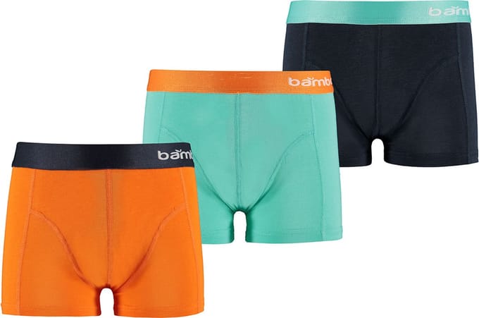 Apollo Jongensondergoed 3 Bamboe Boxershorts Multi Ocean Maat 110/116