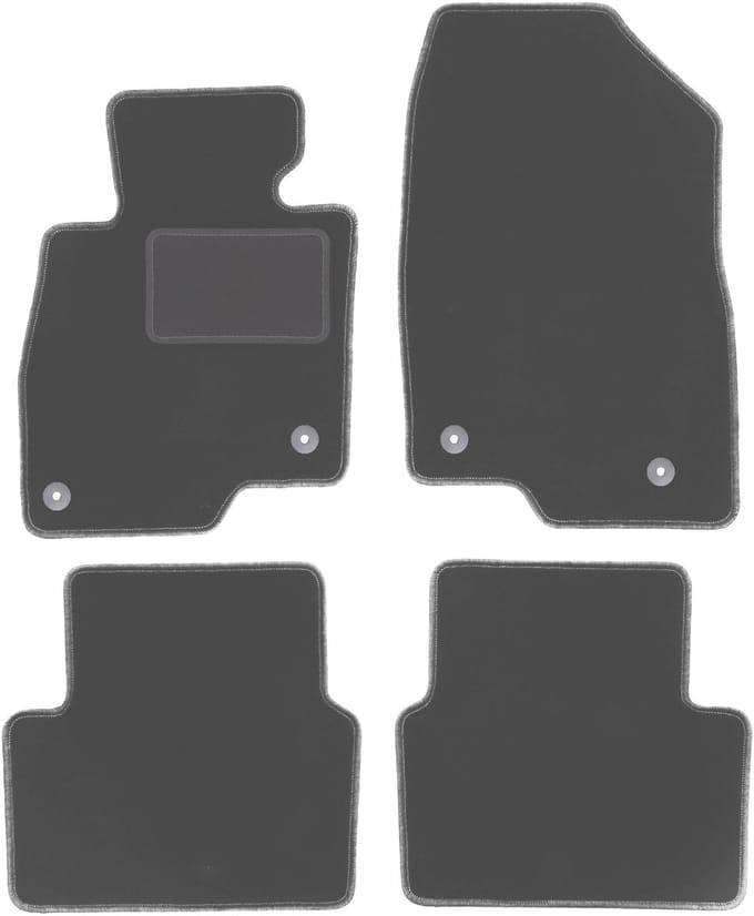 Automatten van grafiet voor: Mazda 3 III (BM) hatchback, sedan (2013-)