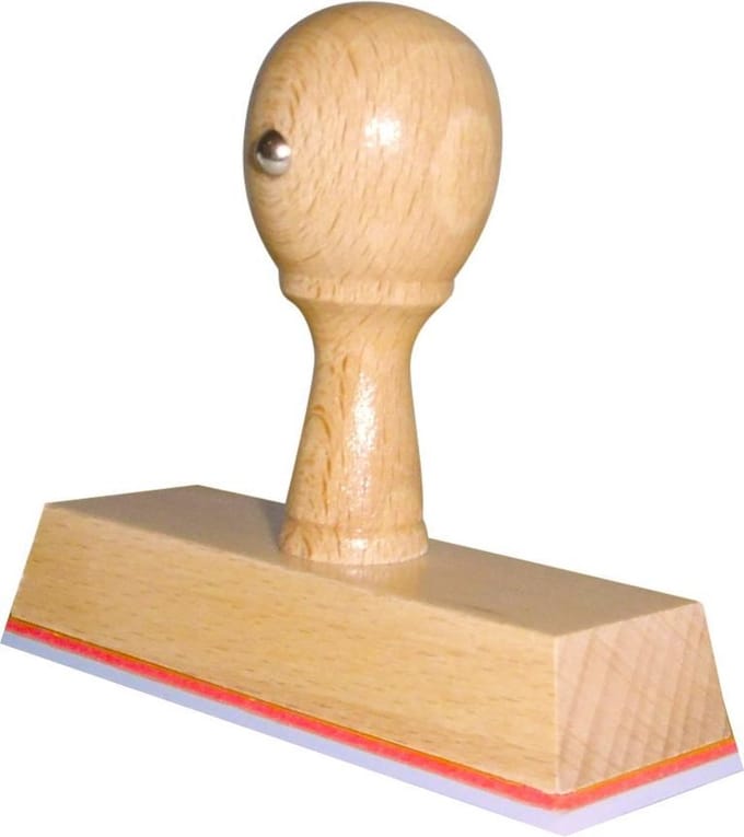 Handstempel 90x30 Mm - Stempels - Stempels volwassenen - Snelle Levering