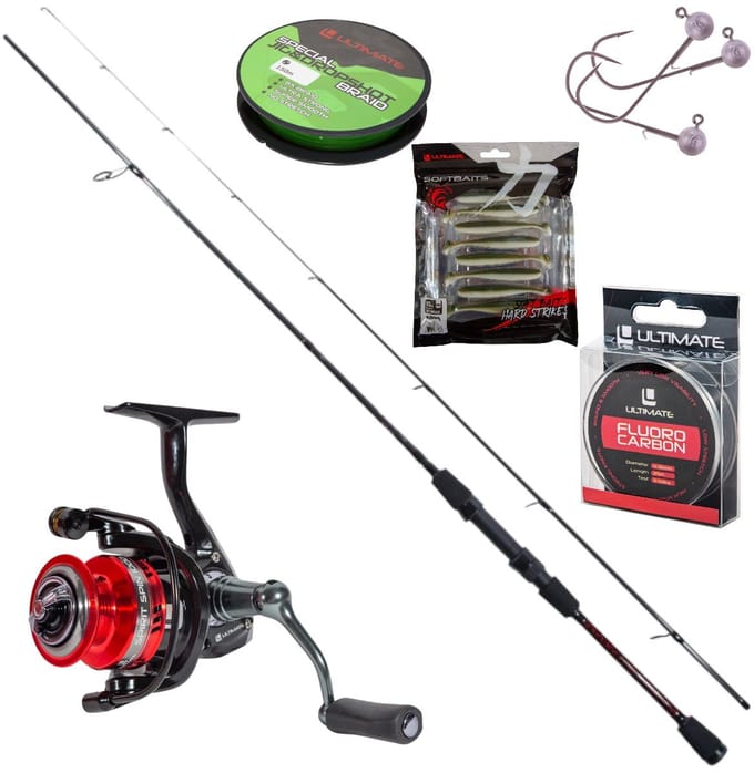 Ultimate Light Jig Shad Set 1.90m (3-12g) - Roofvis Set