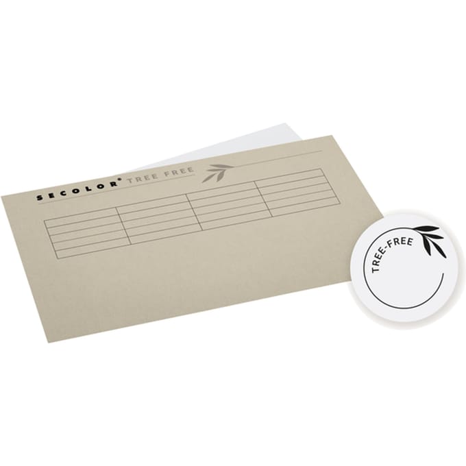 Vouwmap Djois Tree-Free folio gelijk 226gr grijs
