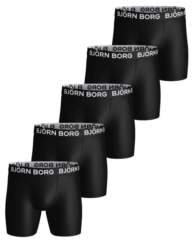 Björn Borg Sports Microfiber Boxershorts Heren (5-pack) - Maat S