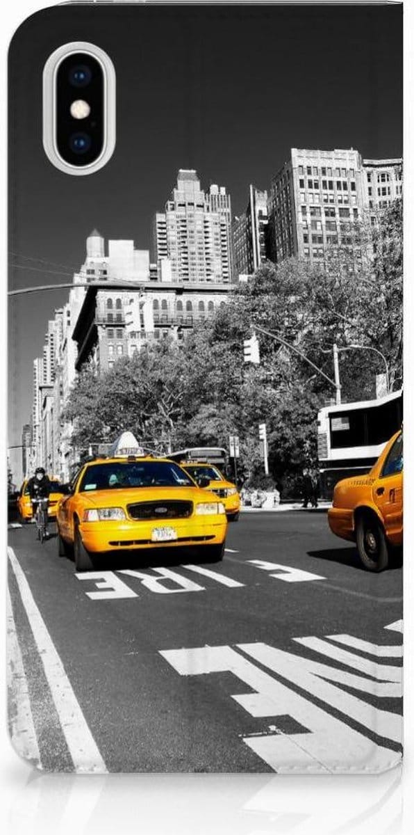 Apple iPhone Xs Max Book Cover New York Taxi