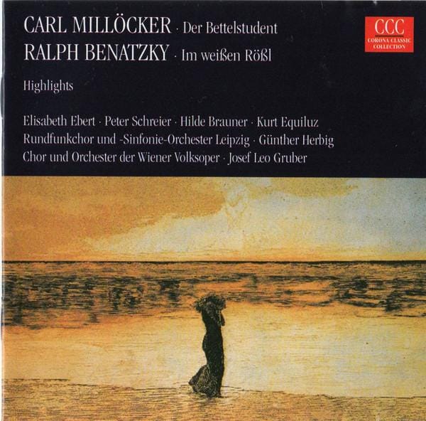 CD BENATZKY, MILLOCKER, HERBIG; SCHREI - Millocker: De bedelstudent 0000732CCC Edel Classics 1997 Duitsland Klassiek Gebruikt beige