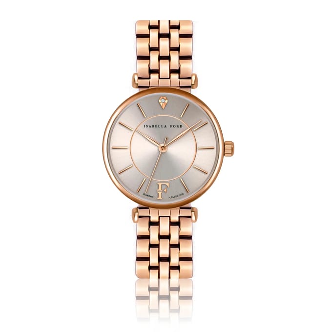 Zilveren horloge voor dames Isabella Ford Sophia