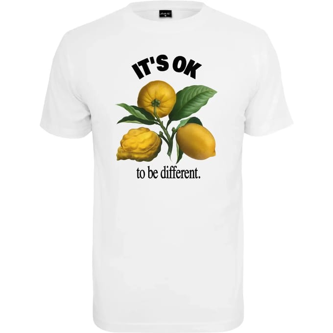 Mister Tee - It's Ok Heren T-shirt - M - Wit