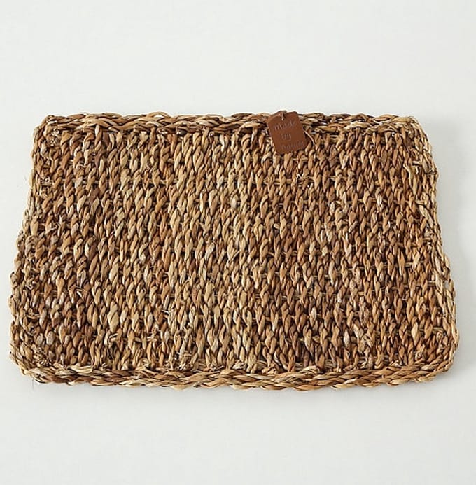 Placemat Sophy zeegras 41x30cm Natural