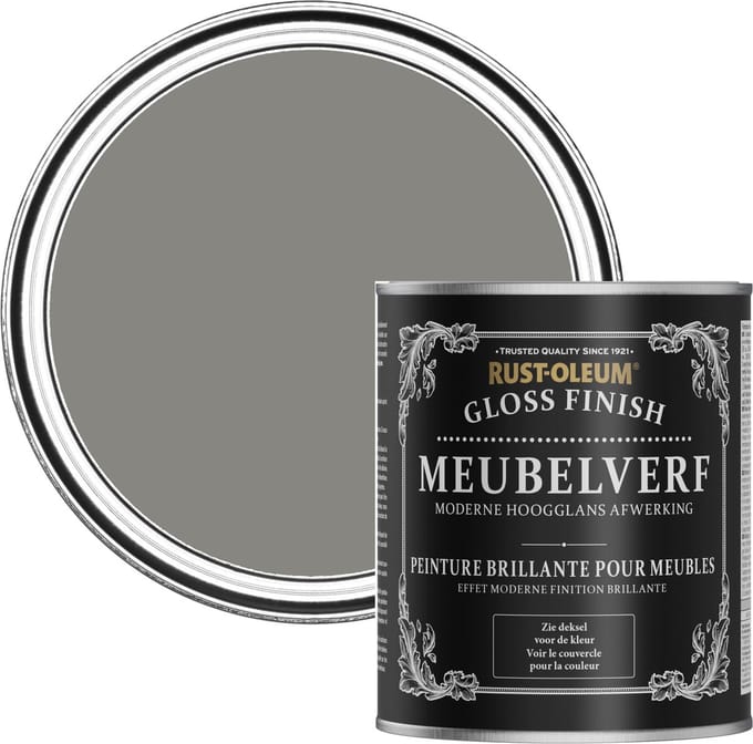 Rust-Oleum Grijs Meubelverf Hoogglans - Art School 750ml