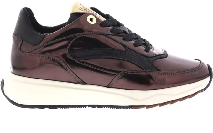 Floris Van Bommel Sfw-10138 Suvi Sneakers - Lakleer - Dames - Bruin - Maat 38