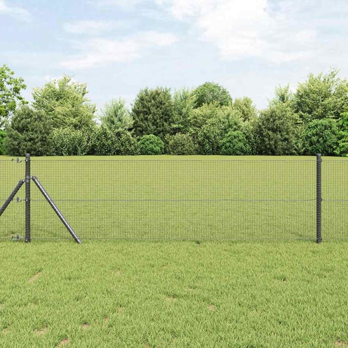 vidaXL - Gelast - gaashek - 5000 - x - 80 - cm - Grijs