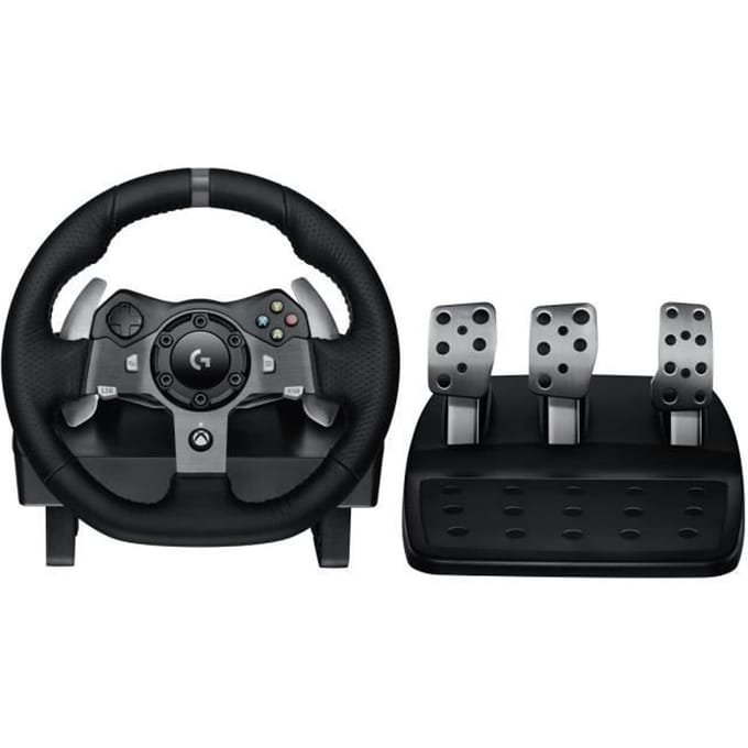 Logitech G920 Driving Force (Xbox X-S / Xbox One / PC) - Wired Steering wheel & Pedal set - Microsoft Xbox One