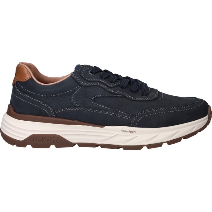 Rieker Heren Sneaker - 06100-14 Blauw - Wijdte H - Maat 45