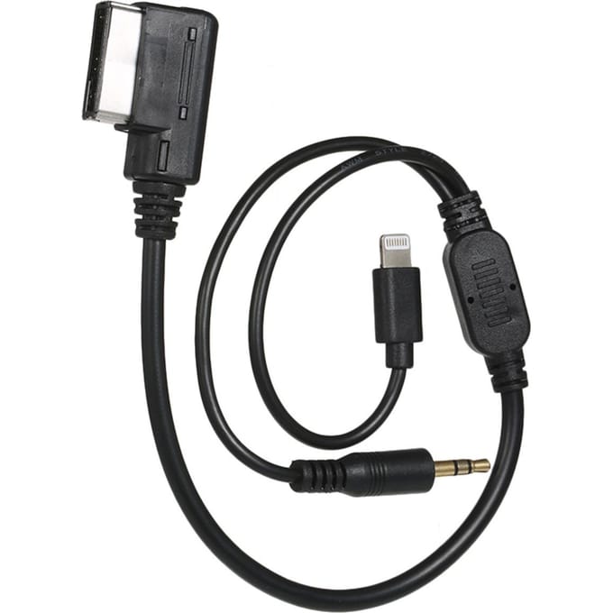 3,5 mm AUX-interfaceadapter met lijn Geschikt voor VW MDI AMI MMI iPad iPhone 5 6S