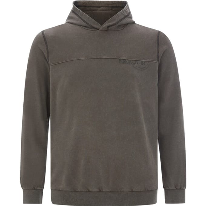Jan Vanderstorm herren Sweatshirt - 60/62 - bruin - Plus Size
