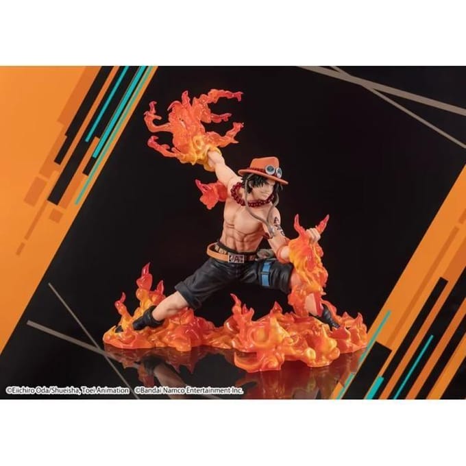 One Piece FiguartsZERO PVC Statue (Extra Battle) Portgas. D. Ace -One Piece Bounty Rush 5th Anniversary- 17 cm