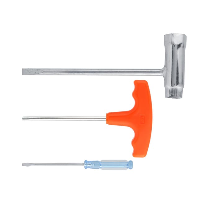Jeu de clés et tournevis pour tronçonneuse Stihl gray