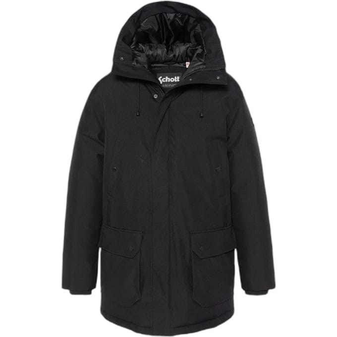 Basis parka met capuchon Schott