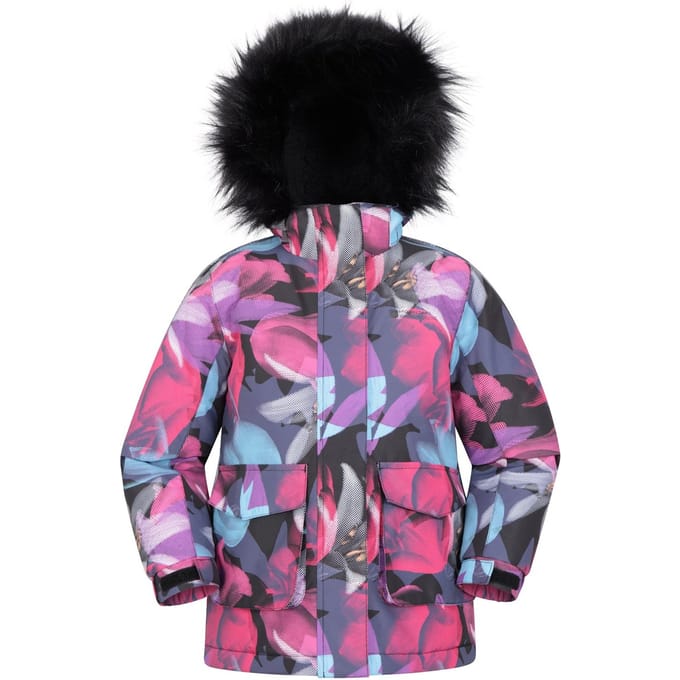 Mountain Warehouse Waterdicht kinder/kinderjack Ranger Floral (Teal)