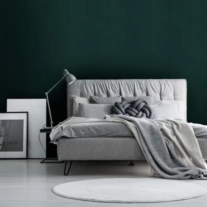 Decomode Vliesbehang Vintage Effen - Groen - 10,05m X 53cm