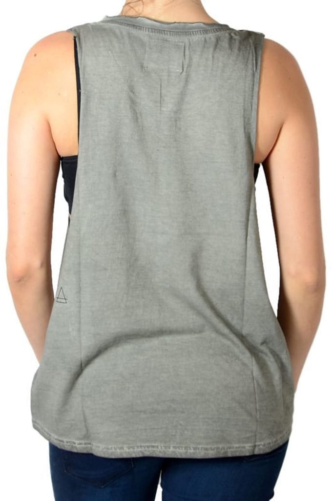 Drape W Deep Dye Wind-tanktop