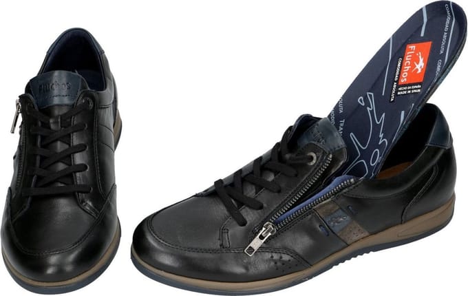 Fluchos -Heren -  zwart - sneakers - maat 41
