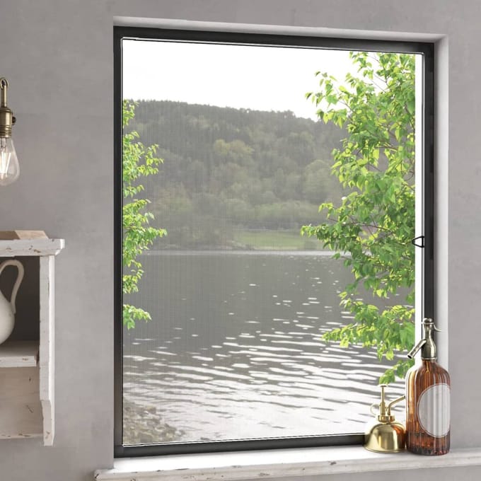 vidaXL - Raamhor - 100x120 - cm - antracietkleurig