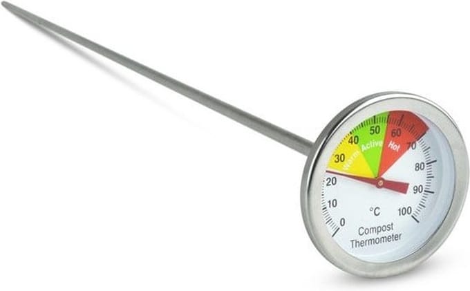 ETI - Compost Thermometer - Ø5 mm RVS - 50 cm lang - Professioneel - Grondthermometer