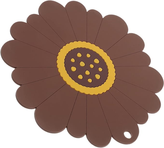 Siliconen Placemat - Onderlegger Tafel - Bescherming Keukentafel - Hittebestendig Ontwerp - 80 Gram - Bruin