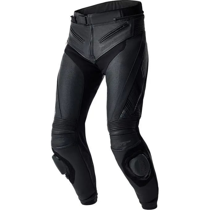 Korte leren motorbroek RST Tractech Evo D3O