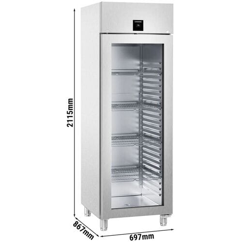 Liebherr Koelkast RVS PERFECTION - 625 liter - GN 2/1 - RVS interieur - 1 glazen deur
