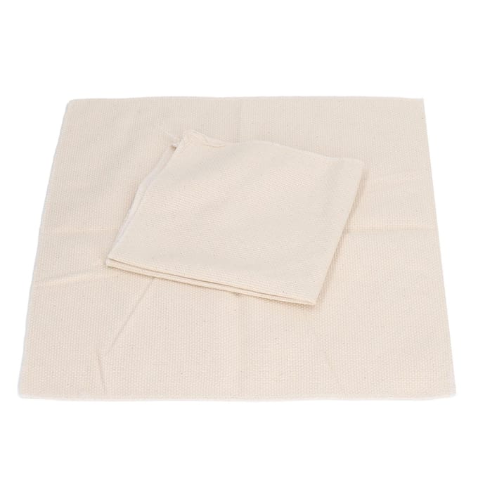 2 stuks Monk's Cloth Groot Overlock Tuftingdoek Primair Monk's Cloth voor DIY Tapijt Punch Tuften white