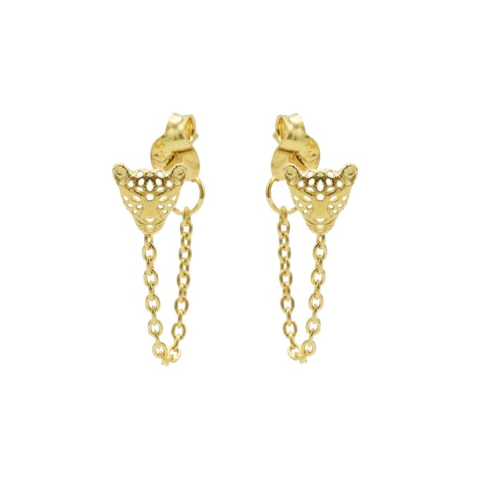 Go Dutch Label Collier dubbel schakel Gold N2287-2