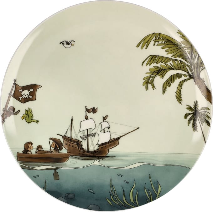 Goebel - Anouk | Bord Schattenjacht | Porselein - 23cm