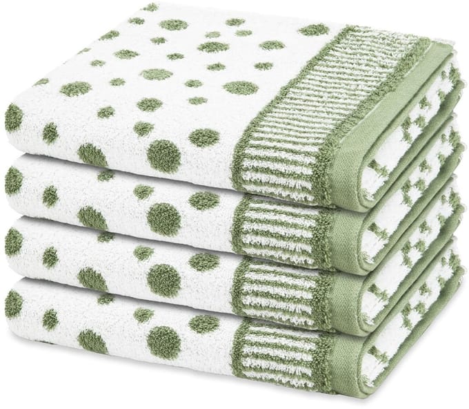 Ross Sonstiges 4 X handdoek - in set 4 pack Punkte allover